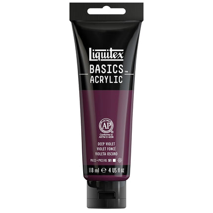 Liquitex BASICS Acrylic Paint 4-oz tube, Deep Viol