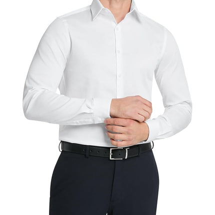 Van Heusen Men's Dress Shirt Slim Fit Flex Collar 