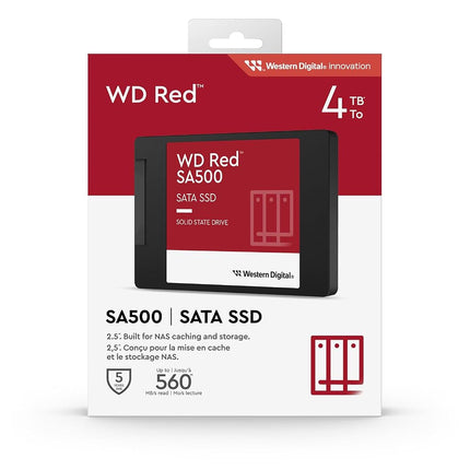 WD Red SA500 4TB NAS SATA SSD 2.5 Inch