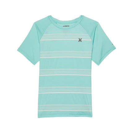 Haut anti-UV Hurley pour garçon, rayures vertes, taille L