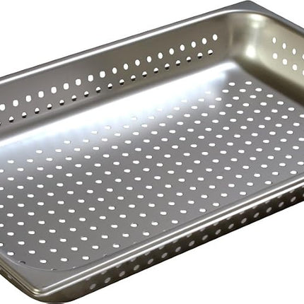 Carlisle FoodService Products Durapan Stainless Steel Steam Table Pan, Hotel Pan with Perforation for Catering, Buffets, Restaurants, 2.5 Inches Deep, Silver, (Pack of 6)