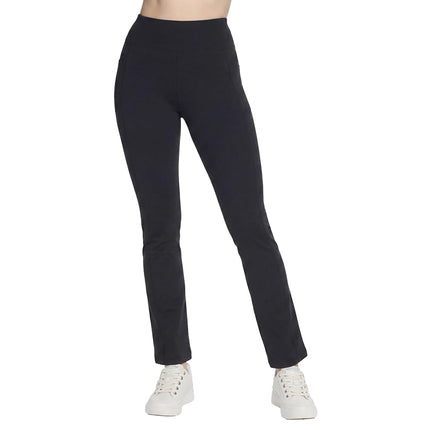 Skechers Women's GO WALK Joy Pant, Black/White, 32