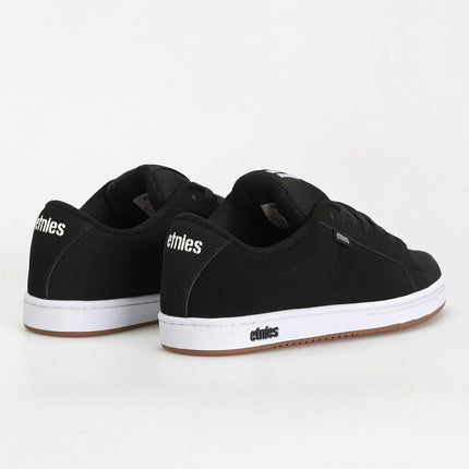 Etnies Kingpin - Classic Skate Heritage Fashion Style with on-Trend Puffy Look, Reinforced Cupsole - Black/White/Gum - 8,5