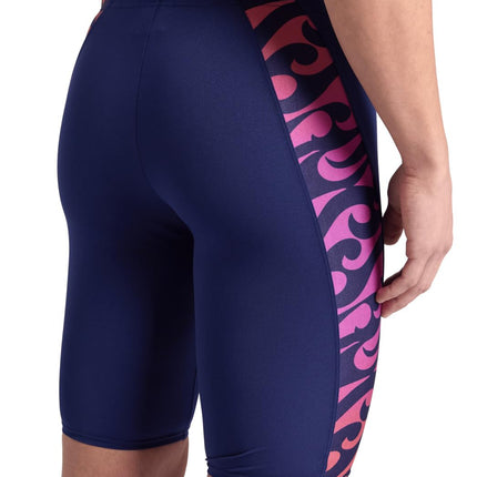 ARENA Performance Men's Surfs Up Swim Jammer MaxLife Knee-Length Swimsuit Pool Training Bathing Suit Competitive Swimmers