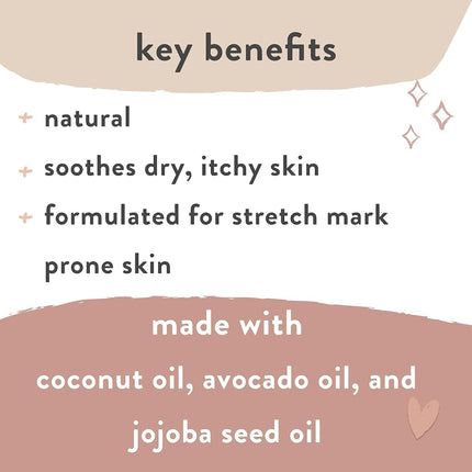 The Honest Company Mom Care Glow On Body Oil - Unscented Women Body Oil 4.2 oz