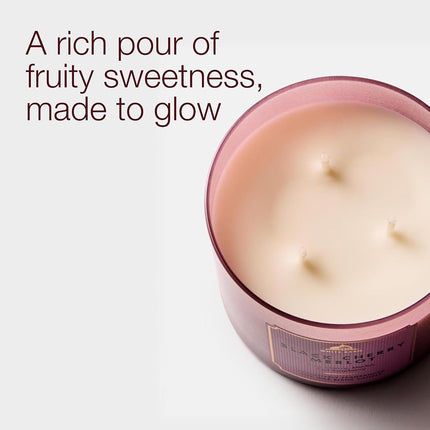 Bath & Body Works White Barn Black Cherry Merlot 3-piece 14.5 oz Candle