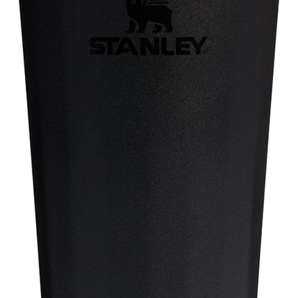 STANLEY Vaso Térmico Diario de 20 oz | Tapa a presión para beber directamente | Vaso para bebidas, café y cócteles | Copa de vino aislada de acero inoxidable | Sin BPA | Negro 2.0
