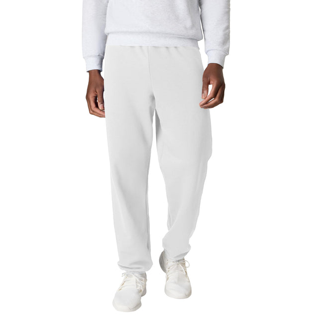 Hanes Men's EcoSmart Non-Pocket Sweatpant, White, 