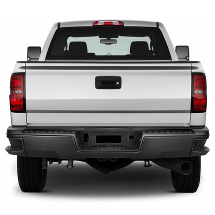 Pare-chocs arrière DNA MOTORING compatible avec Silverado/Sierra 2500HD 3500HD 2015-2019, sans trous pour capteurs de stationnement arrière, GM1103190, STEPBUM-10057
