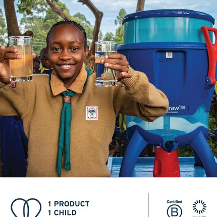 Filtre à eau individuel LifeStraw pour la randonnée, le camping, les voyages et la préparation aux situations d'urgence, paquet de 5, bleu