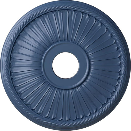 Ekena Millwork CM20BE1AMF Berkshire Ceiling Medallion, Hand-Painted Americana, 20 1/8" OD x 3 7/8" ID x 1 7/8" P (Fits Canopies up to 6 3/8")