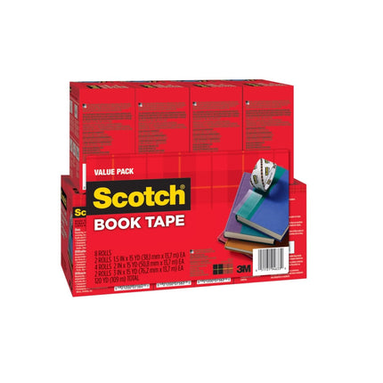 Cinta para libros Scotch paquete económico 845-VP