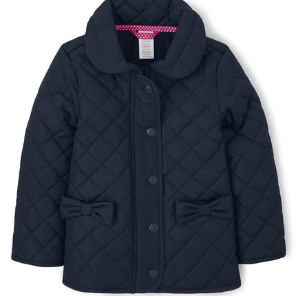 Gymboree Girls and Toddler Dressy Coat, Navy Slate, 7