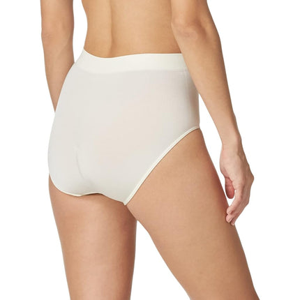 Wacoal Women's B-Smooth Brief Panty, Ivory, XL Plus