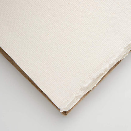 KHADI HARDBACK BOOK 13 x 16 cm White Rough