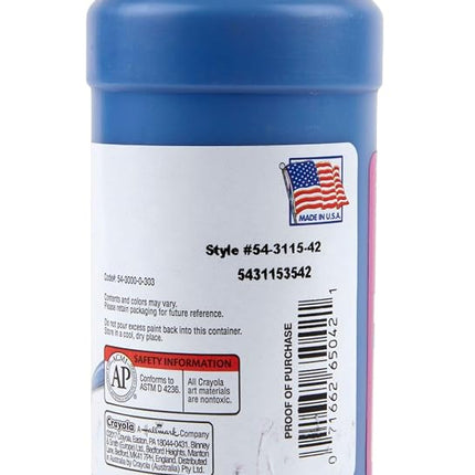 Artista II Washable Tempera Paint, Blue, 16 oz
