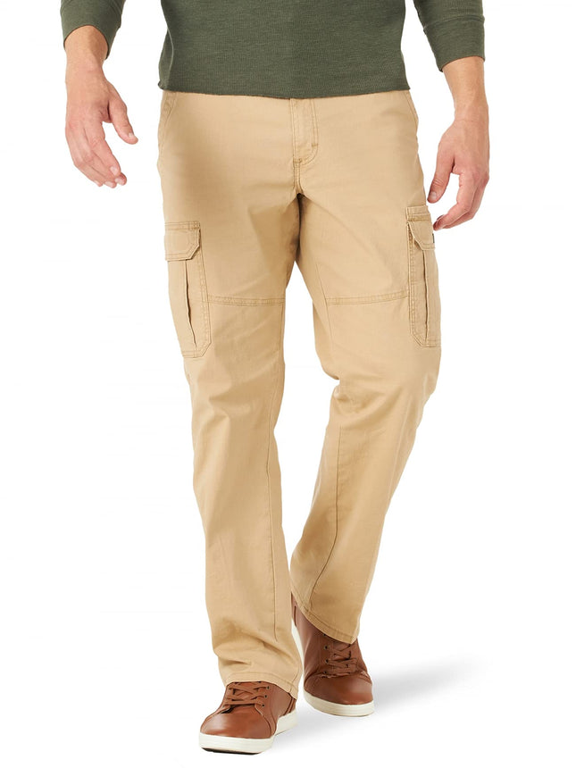 Wrangler Authentics Men's Relaxed Fit Stretch Carg