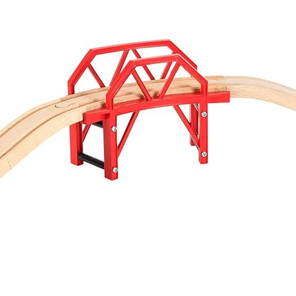 BRIO World 33699 Curved Bridge Railway Accessory 4 Pieces for Ages 3+