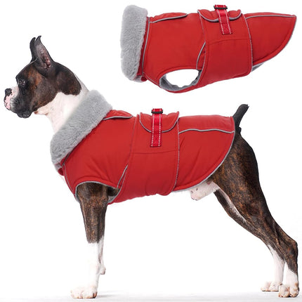 Lelepet Warm Dog Coats for Large Dogs Waterproof D