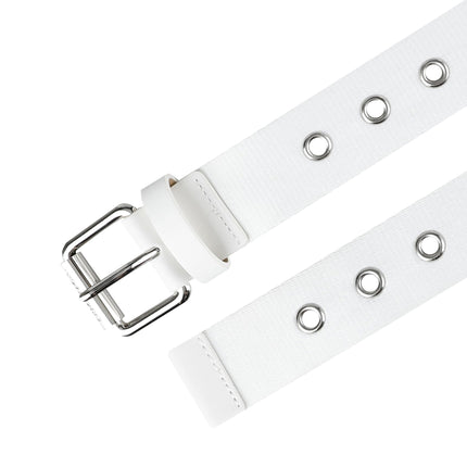 Dickies womens Grommet Belt, White, Large