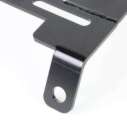 DNA MOTORING SBK-LM-HC01 Pair of Low Mount Racing Bucket Seat Mount Brackets Compatible with 01-05 Civic, Black