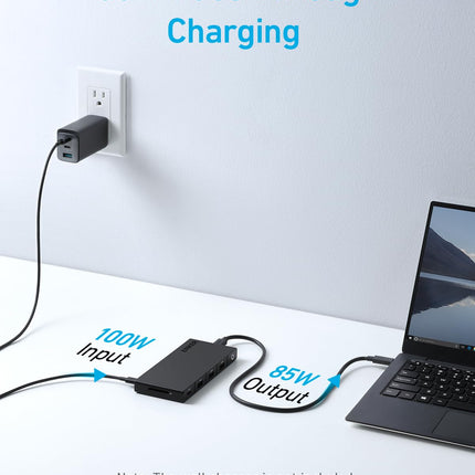 Anker USB C Hub (10-in-1), Dual Monitor with 4K HDMI, Max 100W Power Delivery, Dual 4K HDMI Ports, 4 USB-A/USB-C Data Ports, Ethernet and SD Card Reader for Dell Laptop, ThinkPad, and More