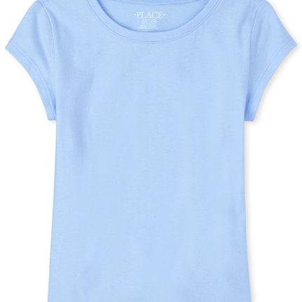 The Children's Place Girls' Short Sleeve Layering 