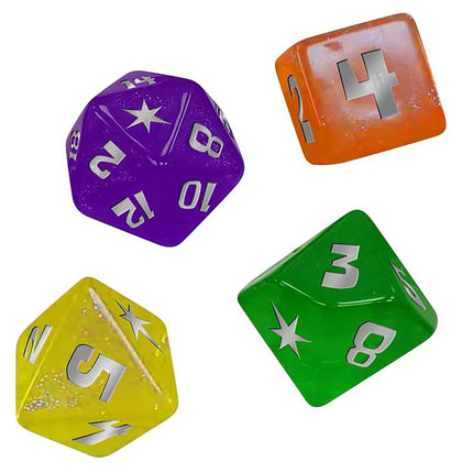 Renegade Game Studios | My Little Pony RPG Dice Set | RPG Accessory for Tabletop Roleplaying and Dice Rolling | 8-Piece Thematic Dice with Custom Icons | 1+ Players