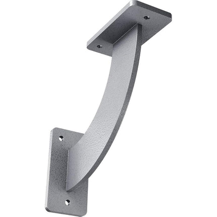 Ekena Millwork BKTM02X07X07BRHLB 2 inch W x 7 inch D x 7 inch H Bradford Steel Bracket, Hammered Light Blue
