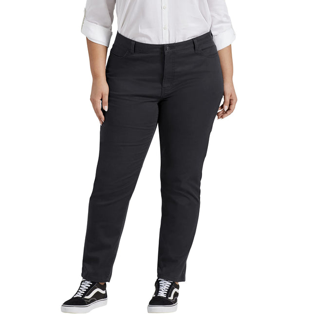 Dickies Women's Perfect Shape Twill Skinny 4 Pocke