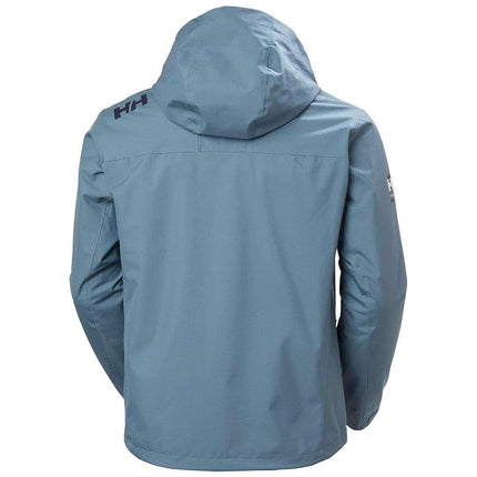 Helly Hansen Men's Crew Hooded Midlayer Jacket, Washed Navy, 5XL