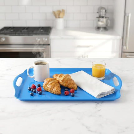 Calypso Basics by Reston Lloyd Melamine Rectangular Tray, Azure