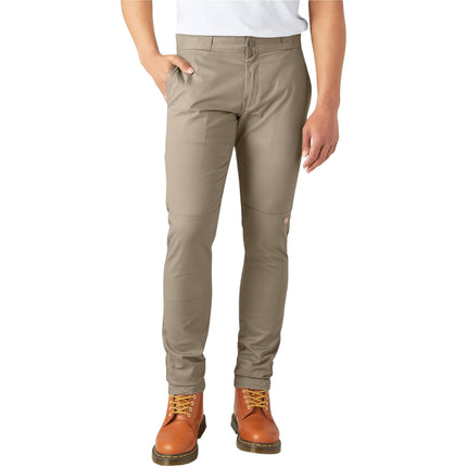 Dickies Men's Skinny Straight Double Knee Work Pan