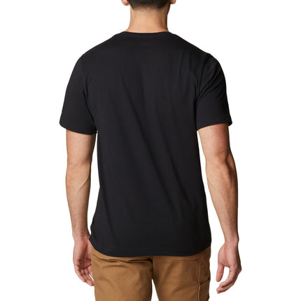 Columbia Camiseta de manga corta Thistletown Hills para hombre, Negro, 6X