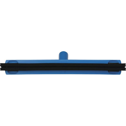 Vikan 77523 Foam Rubber Polypropylene Frame Fixed Head Squeegee, 16", Blue