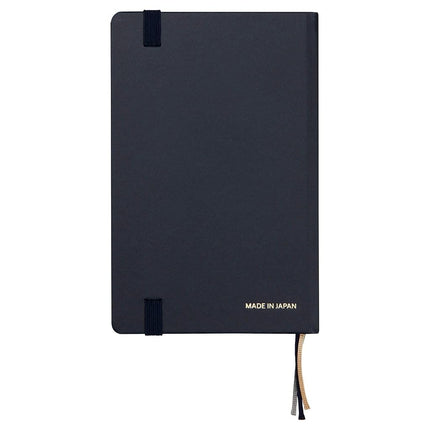 Maruman Mnemosyne Hardcover Journal, A6, 6.5mm Narrow Ruled, Navy