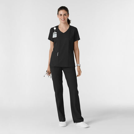 WonderWink Women's Bootcut Scrub Pant, Black, 4X