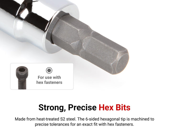 TEKTON 3/8 Inch Drive x 6 mm Hex Bit Socket | SHB13206