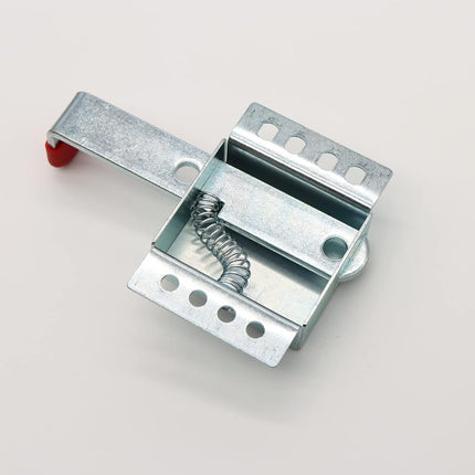 2 Pieces Heavy Duty Inside Deadlock, Galvanized Steel Garage Door Slide Lock for Most Garage Doors, Locking Sliding Latch for Manual Open
