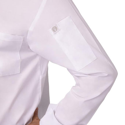 Chef Works Men's Jllswhtm chefs jackets, White, M UK