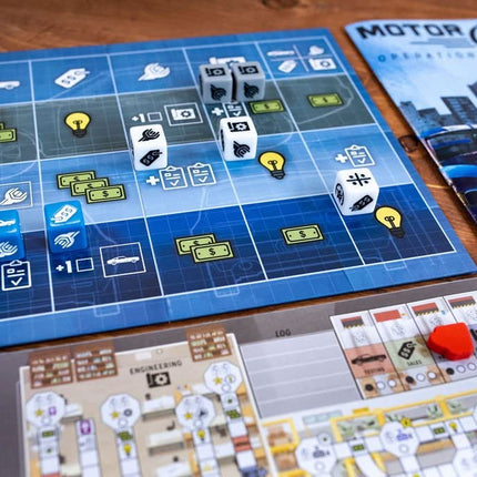 25th Century Games Motor City: Board Game - 1-4 Players | Ages 14+