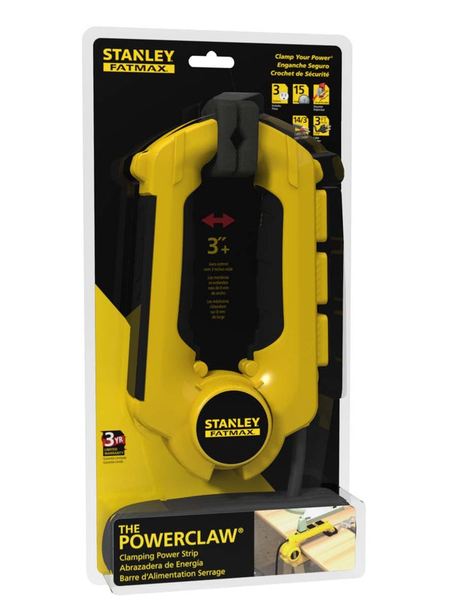 Stanley 32050 FatMax Power Claw with Grounded 3-Ou