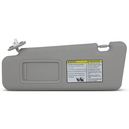 SCITOO Left Driver Side Sun Visor Assembly fit for for Toyota Highlander 2008-2013 with Sunroof (Gray)