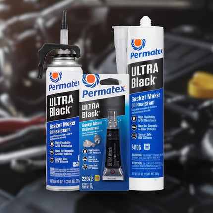 Permatex Ultra Black RTV Silicone Gasket Maker, 269 g