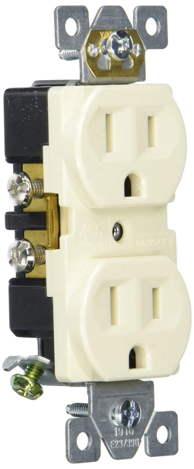 UltraPro GE Heavy Duty Duplex Receptacle, 2, Wall 