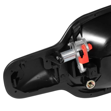 DNA MOTORING OEM-DHO-00496 Rear Left Side Outer Door Handle Compatible with 2009-2012 Colorado/Canyon Crew Cab, Smooth Black