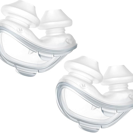 Replacement Cushions for AirFit P10 Nasal Pillow, 2-Pack, Ultra-Soft Silicone, Secure Fit, Leak-Free, Latex-Free (Large)