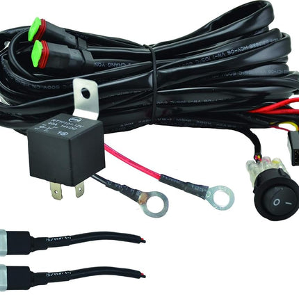 HELLA 357211011 ValueFit Two Light Wiring Harness, Black