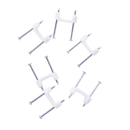 Gardner Bender PS-350C Plastic Staple, ½", Secures: Romex, UF and NM Electrical Cable, White