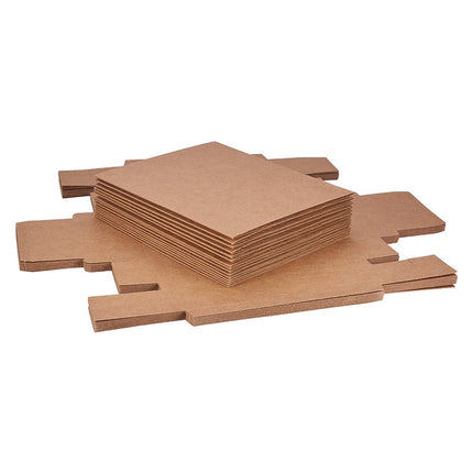 BENECREAT Paper Mache Drawer Boxes for Sweets Wedding Party Favors Festival Father's Day Gift Box Brown 16 x 10 x 4 cm
